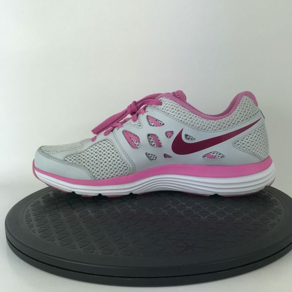Nike Dual Fusion Lite Run Gray/Pink Running Shoes 599560-007 Women's Size 10 - Picture 9 of 12
